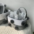 thumbnail image 3 of Cestas de almacenamiento de cuerda de algodón, tejido de cuerda de algodón con cesta de almacenamiento, cesta de aperitivos, tecnología de vanguardia, 3 of 12