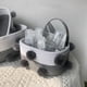thumbnail image 5 of Cesta de almacenamiento con bola de piel, cuerda de algodón tejida con bola de piel, cesta de almacenamiento para aperitivos, llaves, cesta de artículos diversos, 5 of 14