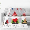 thumbnail image 1 of Balery Merry Christmas Gnome1 Manta de Felpa Suave y Acogedora – Cobija de Franela Aterciopelada para Cama, Lavable y Cálida para Sofá, Mascotas, Transpirable-80"x60", 1 of 7