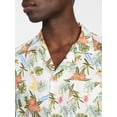thumbnail image 4 of George Men's Printed Camp Shirt with Short Sleeves, Sizes S-3XLT, 4 of 5