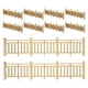thumbnail image 1 of 10 piezas de valla de madera en miniatura: Valla a escala 1:50 para maquetas, ideal para casas de muñecas, jardines de hadas y decoración de escenas arquitectónicas realistas., 1 of 7