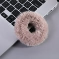 thumbnail image 2 of Zhaomeidaxi Donut Hair Ring Elastic Strong Ring Solid Color Ponytail Hair Band Hair Accessories Hair Ring Girl Daily Dating Bathroom Bath 12PCS, 2 of 9