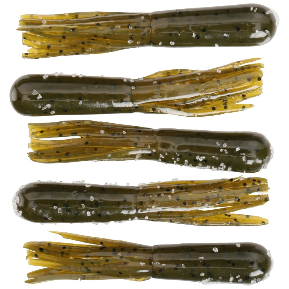 Strike King® Bitsy Tube Green Pumpkin Fish Lure 10 ct Pack Walmart