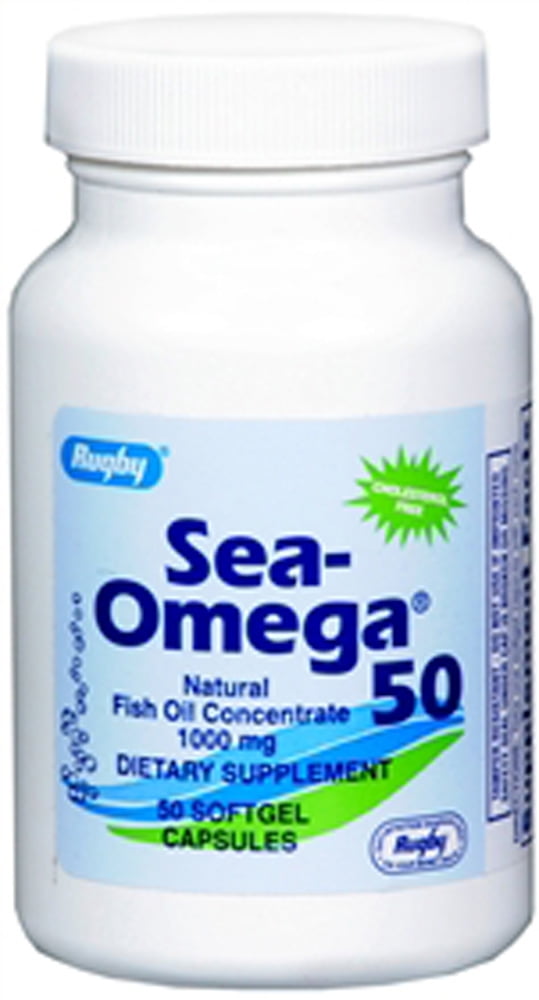 Rugby Sea-Omega 50 Fish Oil Softgels 