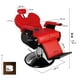 thumbnail image 3 of Sillon Barbero Big Room silla Reclinable Estetica Uso Rudo 200 kilos rojo, 3 of 9