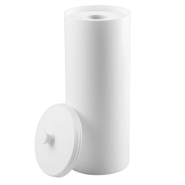 Portarrollos de papel higiénico InterDesign The Kent Collection, color blanco