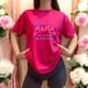 thumbnail image 3 of Playera Blusa Mujer De Feliz Día Mamá Eres Mi Mayor Bendición Regalo Día de las Madres Moda Casual Color Fucsia Talla Chica Marca Emil SaEs, 3 of 4