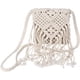 thumbnail image 1 of MaoXinTek Bolso bandolera de crochet con forro para mujer, estilo bohemio, para playa, verano, para viajes, uso diario, color beige, 1 of 6