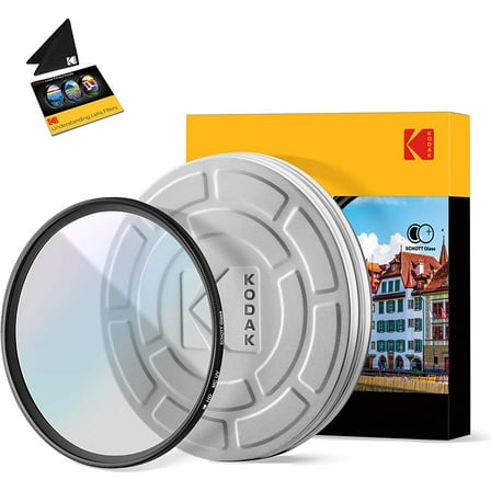 Kodak 37mm Premium Haze Absorbing Lens Protection, 99% Light Transmission UV Filter