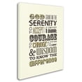 thumbnail image 2 of Trademark Fine Art "Serenity Prayer I" Canvas Art by Megan Romo, 2 of 3