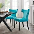 thumbnail image 6 of Modway Emanate Vintage French Upholstered Fabric Dining Side Chair, 6 of 9