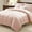 Blush Pink, variant on Queen Comforter Set Black - 3 Pieces Box Stitched Comforters Queen Size, Soft Bed Set for All Seasons, Lightweight Bedding Sets with 1 Down Alternative Comforter and 2 Pillow Shams