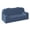 Blue, variant on Mainstays Kids Compressed Oversized Faux Fur Couch, Blue