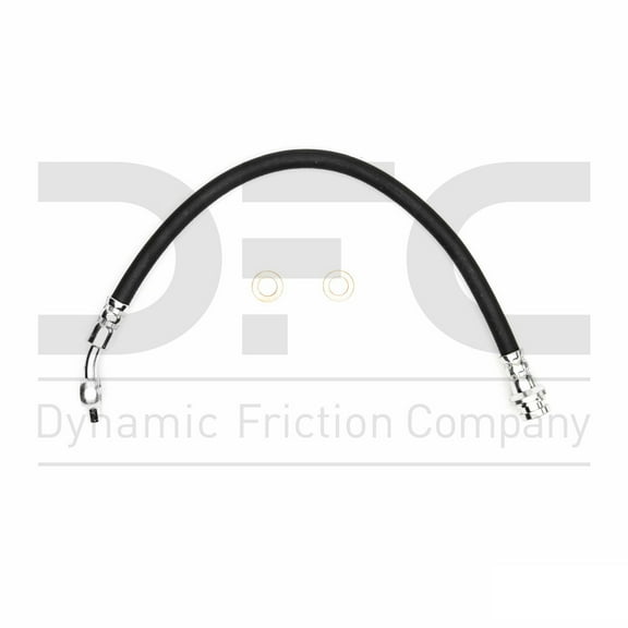 Front Left Dynamic Friction Company Brake Line Hose 350-67066 For 2004-2012 Nissan Pathfinder, 2005-2015 Nissan Xterra, 2005-2022 Nissan Frontier, 2009-2012 Suzuki Equator