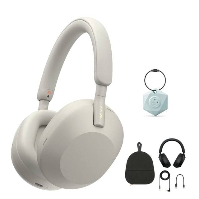 Auriculares Sony WH-1000XM5 inalámbricos con cancelación de ruido plateados
