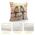 thumbnail image 4 of YANMS  Modern Decoration Throw Pillow Covers Retro Bird Flowers Throw Pillowcover Vintage Sofa Cushion Cover for Couch Double Print, 4 of 5