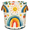 Multicolor 3, variant on ADECORIVY Rainbow Radial Color Rays Laundry Basket, Foldable Laundry Hamper, Dirty Clothes Hamper Clothes Organizer Basket for Bathroom, Bedroom, Dorm