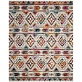 thumbnail image 3 of Safavieh Fiesta Shag Geometric Shag Area Rug, Cream/Multi, 9' x 12', 3 of 14
