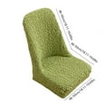 thumbnail image 6 of Lunxisen 4 Pcs Chair Covers for Dining Chairs Covers Removable Dining Room Chair Covers with Skirt Chair Slipcovers Washable Chair Protector for Kitchen Wedding Party Banquet, 6 of 8