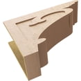 thumbnail image 6 of 12"W x 36"D x 24"H Classic Mayflower Rough Cedar Woodgrain TimberThane Corbel, Primed Tan, 6 of 6