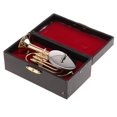 thumbnail image 1 of 1/6 Copper Tuba Model Miniature Musical Musical Instrument Model Instrument for Action Figures Dolls, 1 of 8