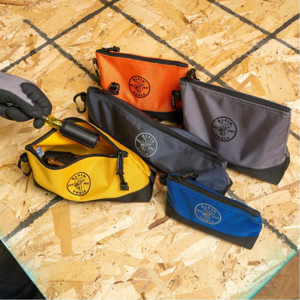 Klein Tools Stand-Up Zipper Bags 5Pk