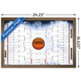 thumbnail image 3 of Collegiate - 64 Team Bracket Wall Poster, 14.725" x 22.375", Framed, 3 of 3