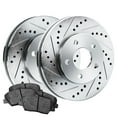 thumbnail image 1 of PowerSport Rear Brakes and Rotors Kit |Rear Brake Pads| Brake Rotors and Pads| Ceramic Brake Pads and Rotors |fits 1989-1991 Audi 200 Quattro, 1 of 7