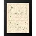 thumbnail image 2 of USGS 19x24 Black Modern Framed Museum Art Print Titled - Assumption Ohio Quad - USGS 1960, 2 of 5
