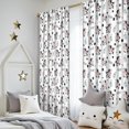 thumbnail image 5 of Blackout Kids Curtains,White Cow Milk Moo Pattern Childrens Insulated Curtains Set Of 2,Bedroom Essentials,Toddler Room Decor 52x84in(132x213cm), 5 of 5
