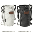 thumbnail image 5 of 2 Pcs Water Bottle Bag, Crossbody Holder with Pocket, Adjustable Strap, Insulated Water Bottle Carrier, Drawstring Closure, 9.4 in, Portable Phone Pouch for Travel, Hiking, 5 of 6