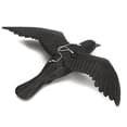 thumbnail image 4 of Modelo de Señuelo de Pájaro Volador Vivo de Plástico Negro Adorno de Señuelo de de, 4 of 9