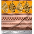 thumbnail image 2 of Soimoi Poly Crepe Fabric Geometric,Stripe & Floral Panel Decor Fabric Printed Yard 42 Inch Wide, 2 of 2