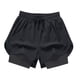 thumbnail image 3 of Pantalones cortos deportivos de doble capa para hombre, transpirables, informales y deportivos para baloncesto. 2XL, 3 of 8