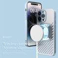 thumbnail image 2 of ELEHOLD Luxury Magnetic Case for iPhone 14 6.1", Hybrid Alloy Case Compatible with MagSafe Wireless Charging All-inclusive Lens Protection Shockproof Rugged Case,Green, 2 of 8