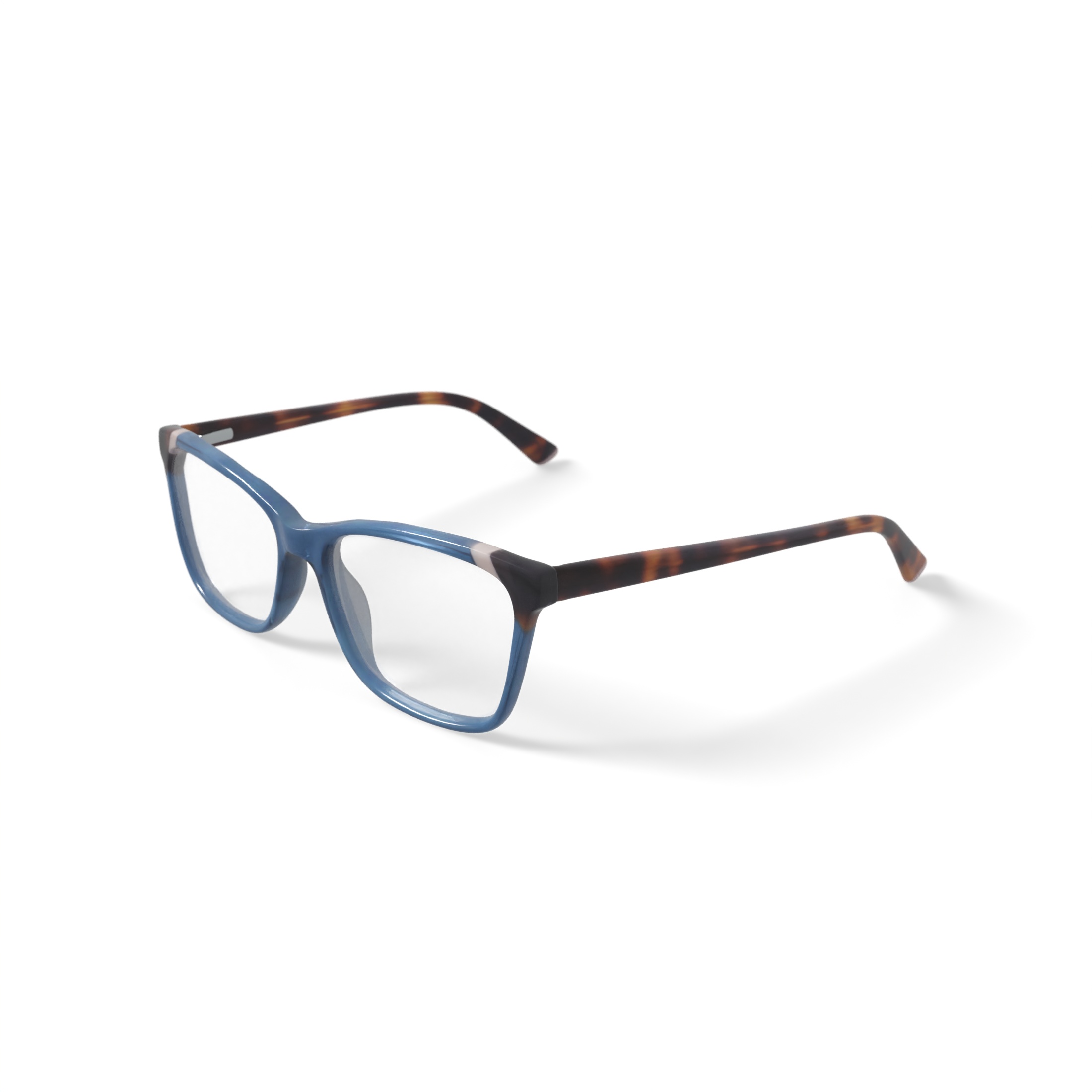 Walmart Women's MV025 Kelley Square Prescription Eyeglasses with Case, Blue