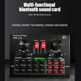 thumbnail image 6 of Upgrade V8X PRO Live Sound Card Condenser Microphone Bundle, BM800 Podcast Equipment Kit with Muti-Functional Bluetooth Mixer for Studio Recording & Broadcas, 6 of 7