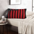 thumbnail image 6 of Naloa Nautical American Flag Pillowcase, Throw Pillowcase, Wrinkle-Free, Stain-Resistant with Hidden Zipper for Bedroom Sofa-16"x24", 6 of 6
