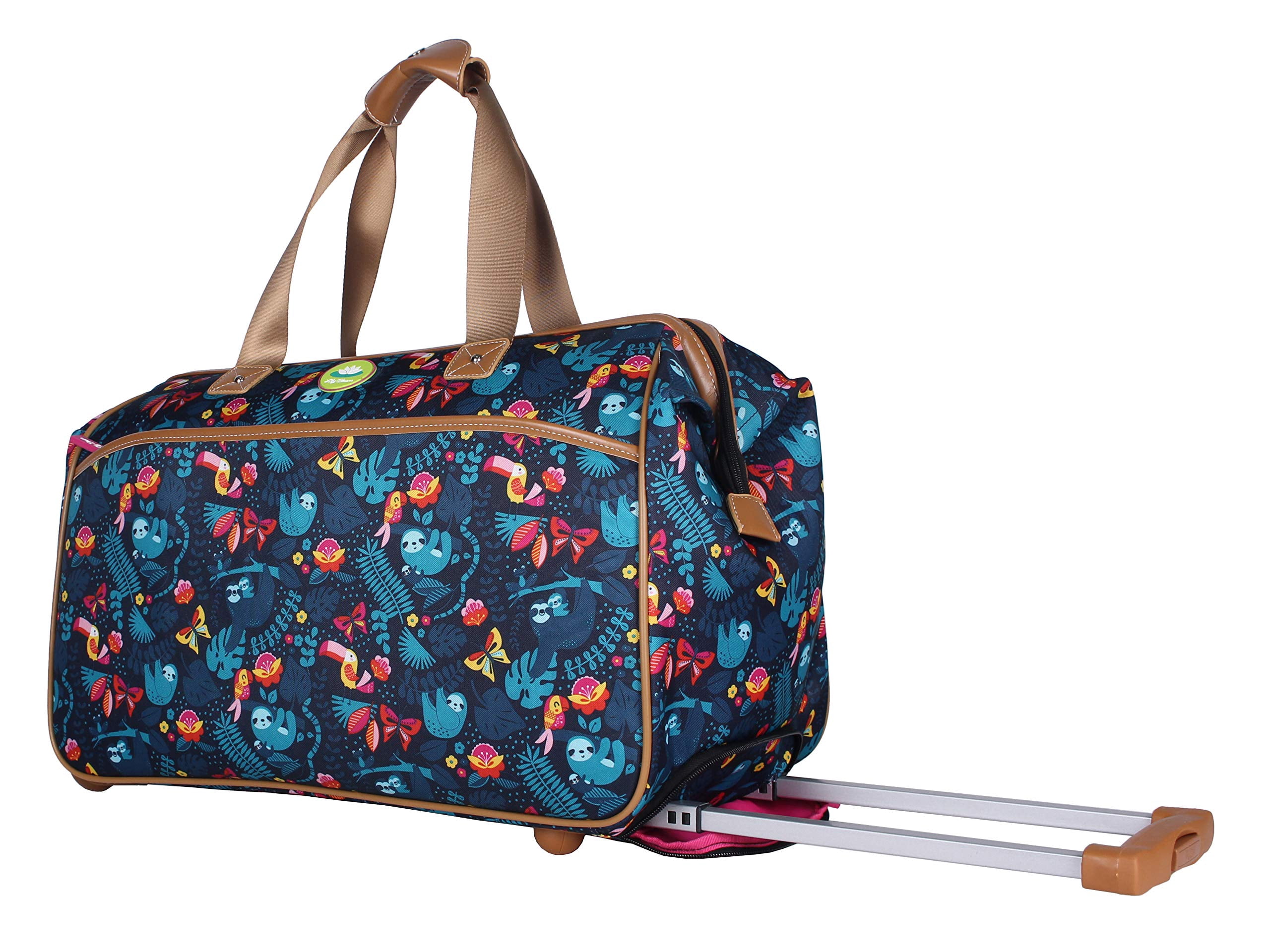 Lily Bloom Women's 22" Wheeled Duffel Bag, Navy