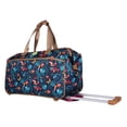 thumbnail image 2 of Lily Bloom Women's 22" Wheeled Duffel Bag, Navy, 2 of 6