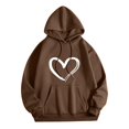 thumbnail image 2 of Sweats à Capuche à Manches Longues pour Femmes avec Poches, 2 of 3