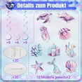thumbnail image 3 of Mermaid Birthday Decorations,40Pcs Ocean Mermaid Decor Mermaid Party Decorations, Beach Ocean Theme Under The Sea Party Decorations Girls Birthday Summer Baby Shower Supplies, 3 of 15