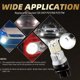 thumbnail image 4 of Sidaley 2 piezas de luz de giro diurna 12V dispositivo de iluminación suministros de coche rendimiento estable lámpara de señal luces de Type2 NO2, 4 of 6