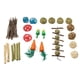 thumbnail image 5 of 20 piezas juguetes para masticar hámster, esponja de troncos, bola de ratán, pastel de hierba, rama de manzana, juego de juguetes para masticar conejo de bambú dulce, 5 of 5