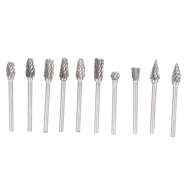 Fresa de lima rotatoria, 10 piezas, fresa de lima rotatoria, lima rotatoria de carburo, lima rotatoria de madera, diseño exquisito