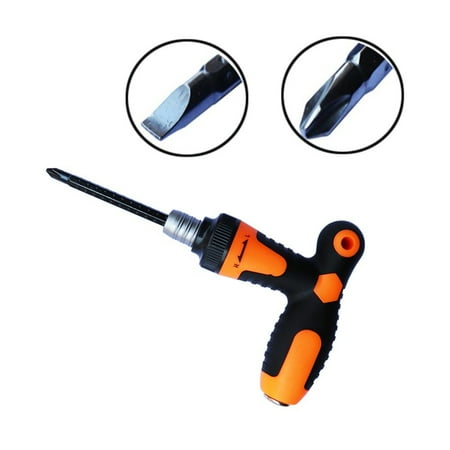 

T-type Anti-slip Alloy Steel Multifunctional Ratchet Screwdriver Repair Tool