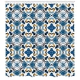 thumbnail image 3 of Ambesonne Traditional Shower Curtain, Portuguese Tilework, 69"Wx75"L, Royal Blue, 3 of 3