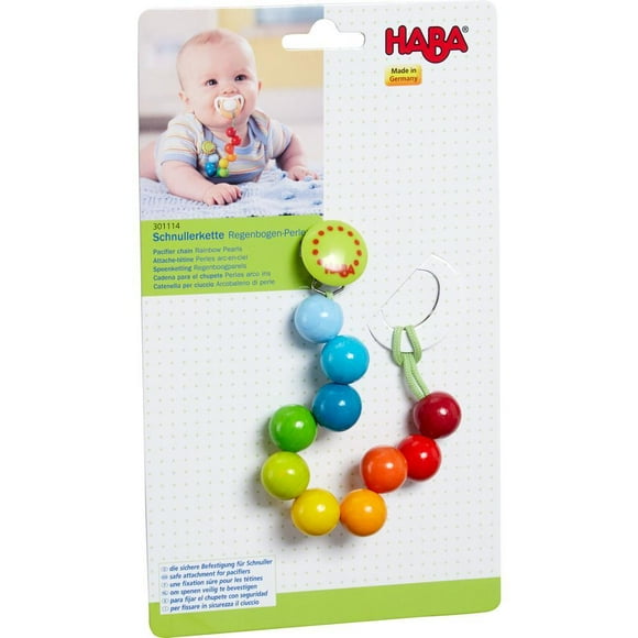 Haba : Chaîne de Suce - Perles Arc-en-Ciel