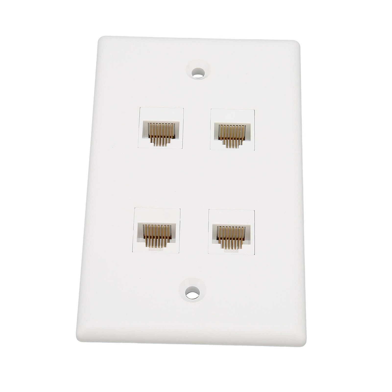 Wall Plate Wall Plate 4 Port Cat6 Wall Plate Wall