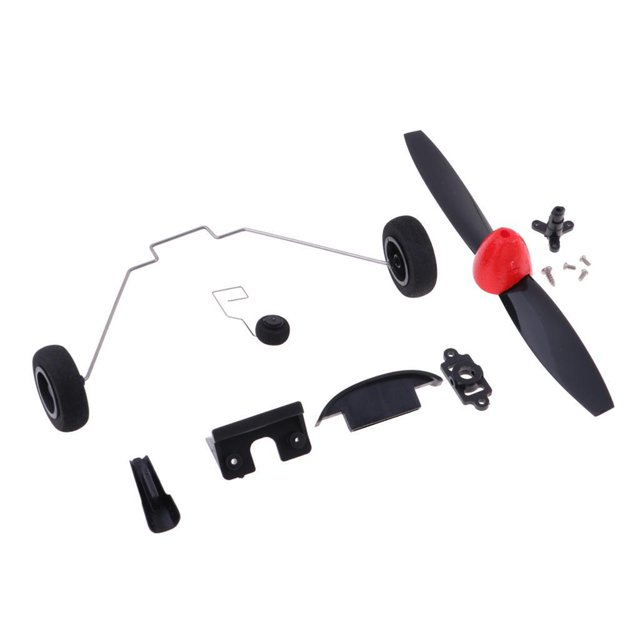 Tholdsy Hélice + piezas de repuesto para tren de aterrizaje delantero y trasero para avión WLtoys XK A430 Kits de construcción modelo